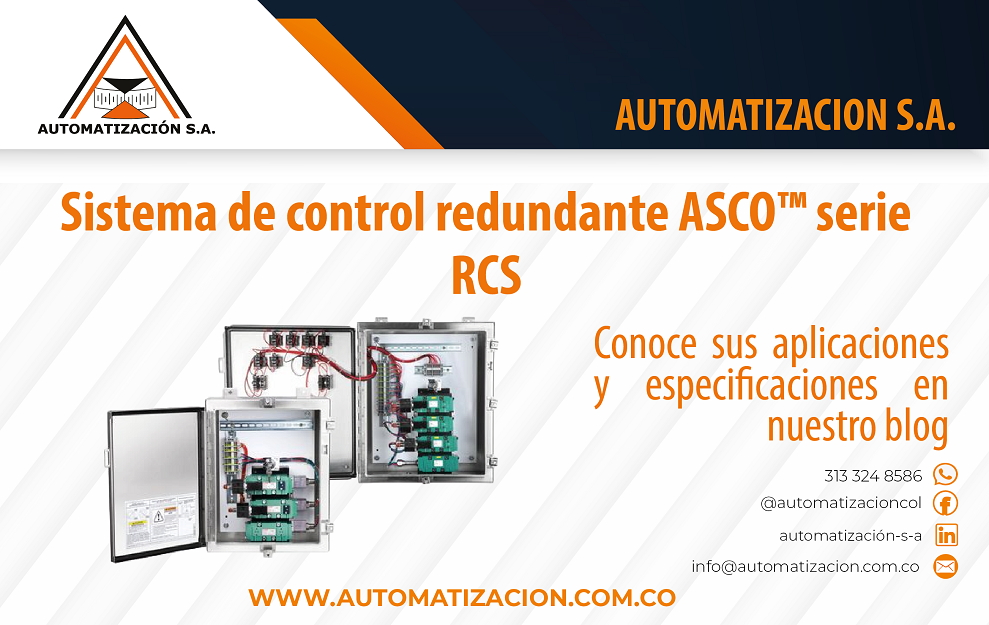 Sistema de control redundante ASCO™ serie RCS