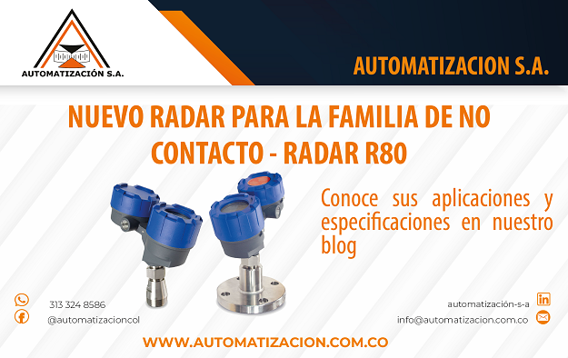 Nuevo radar de no contacto R80