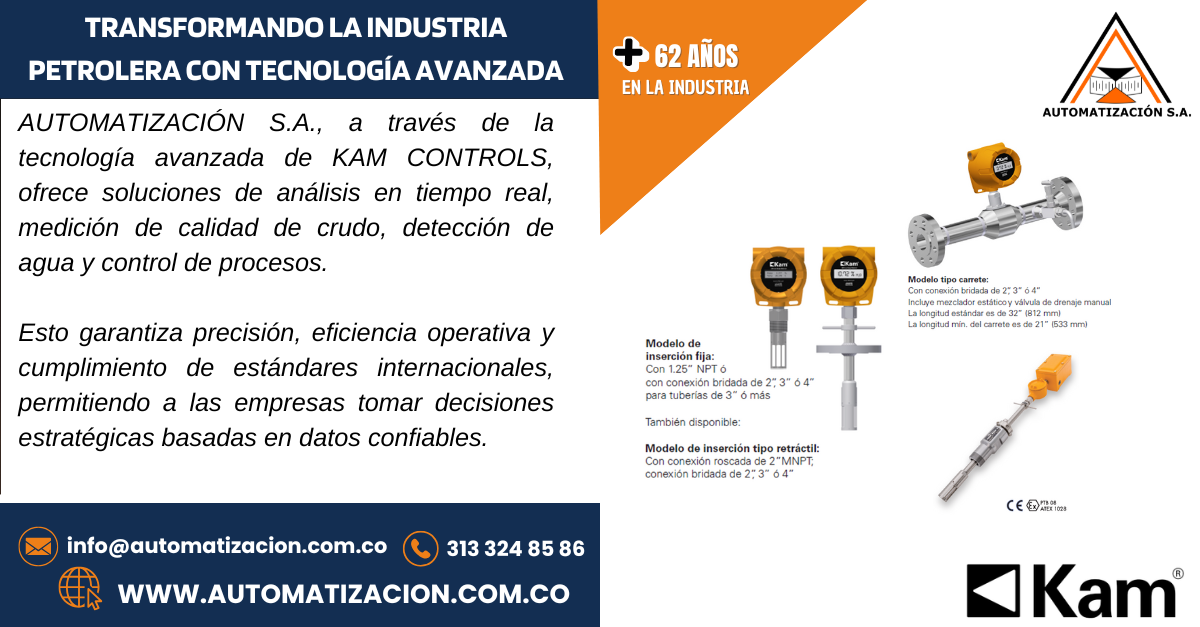 Soluciones de Medición y Control para la Industria del Petróleo y Gas