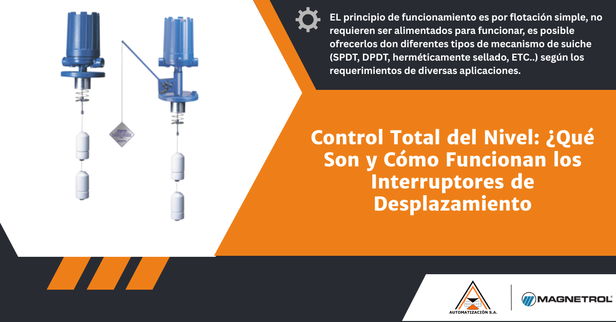 interruptores de nivel de desplazamiento Magnetrol /Ametek