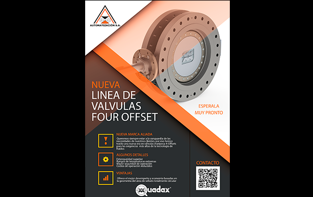 Nueva línea de válvulas 4-Offset