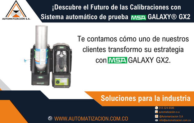 ¡Descubre el Futuro de las Calibraciones con Sistema automático de prueba MSA GALAXY® GX2