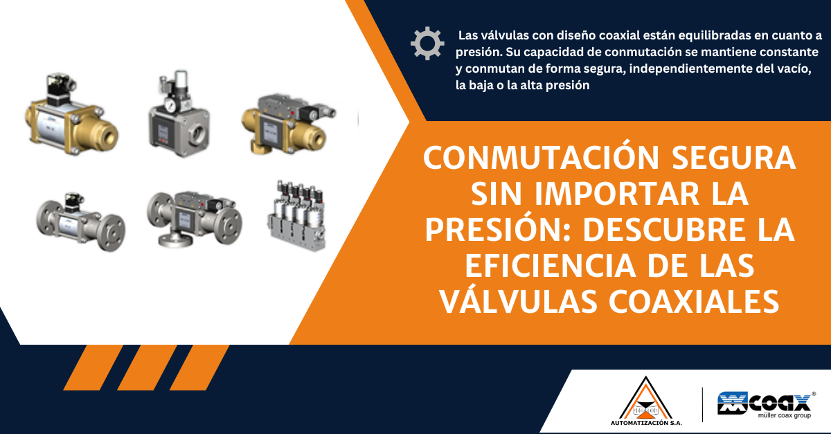 Conmutación segura sin importar la presión: descubre la eficiencia de las válvulas coaxiales