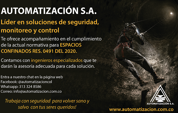 Nueva resolución 0491 para espacios confinados