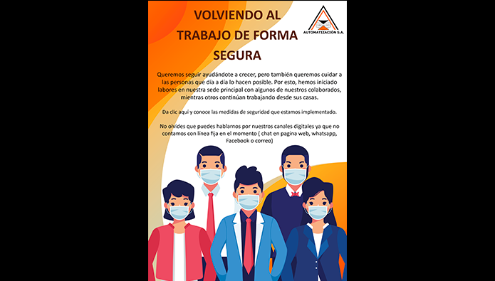 Volviendo al trabajo de forma segura.